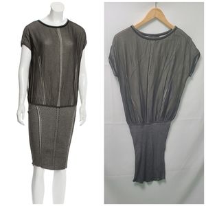 EUC! ALBERTA FERRETTI Cap Sleeve Knee-Length Dress Size 2